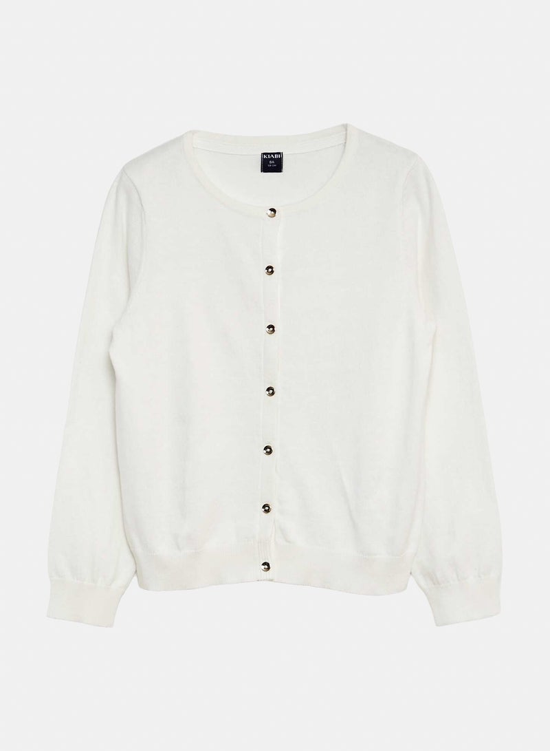 Kiabi Plain Knit Cardigan - Image 1